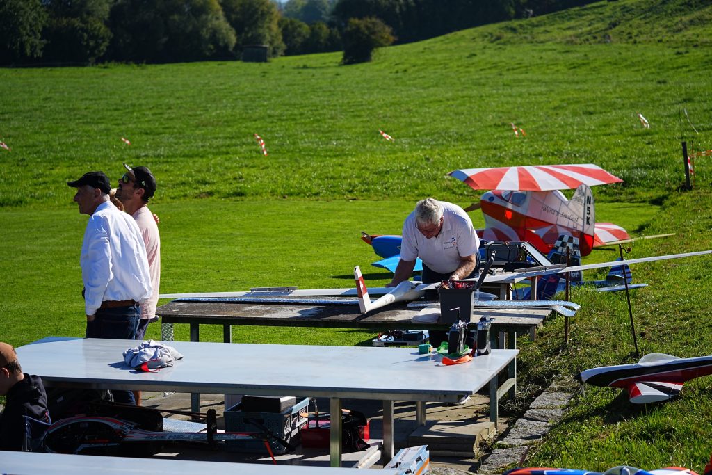 Flugschau MFV-Thal: Vorbereitung modelle