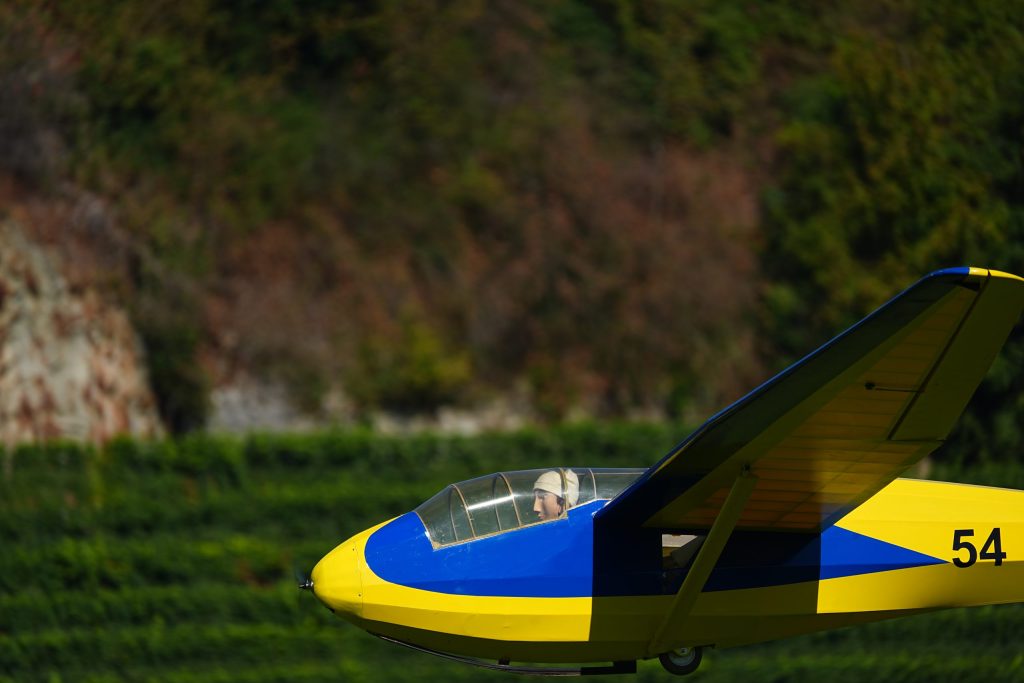 Flugschau MFV-Thal: Oldtimer segler cockpit