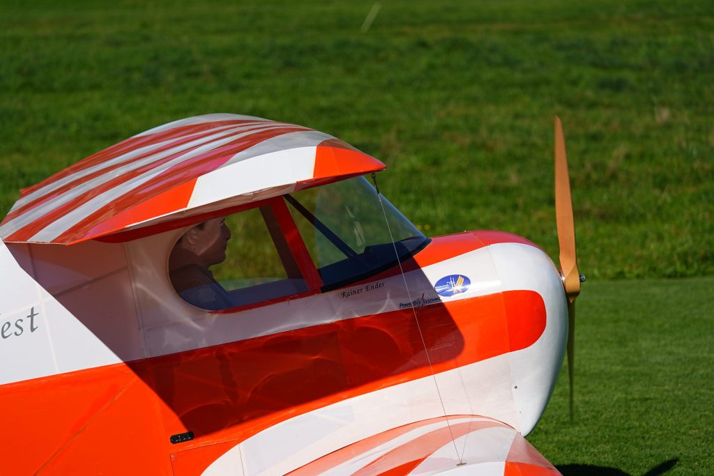 Flugschau MFV-Thal: Doppeldecker cockpit
