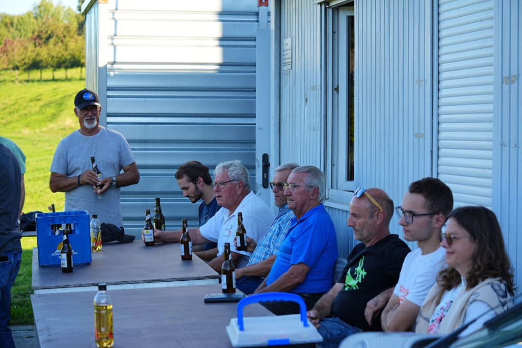 Flugschau MFV-Thal: Ausklang am vereinshaus